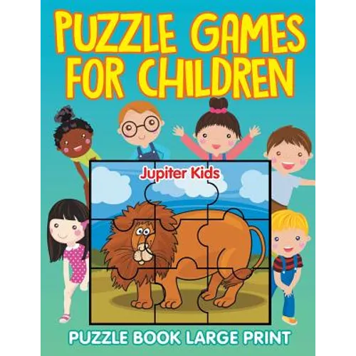 Puzzle Games for Children: Puzzle Book Large Print - Paperback