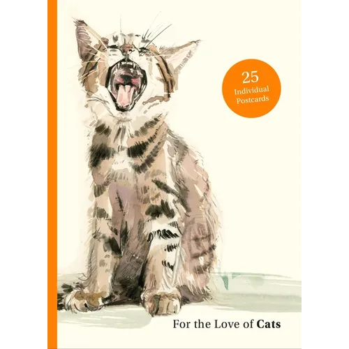 For the Love of Cats: 25 Postcards - Paperback