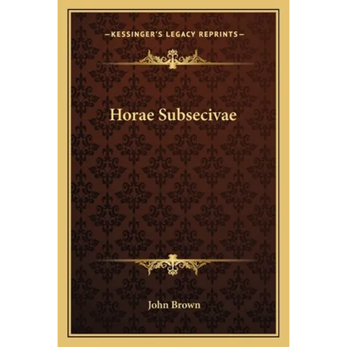 Horae Subsecivae