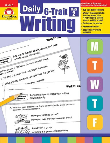 Daily 6-Trait Writing, Grade 2 Teacher Edition - Paperback
