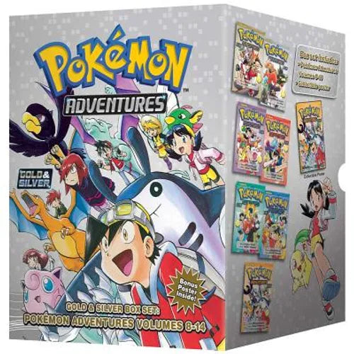 Pokémon Adventures Gold & Silver Box Set (Set Includes Vols. 8-14) - Boxed Set