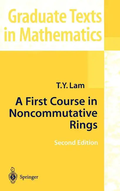 A First Course in Noncommutative Rings - Hardcover