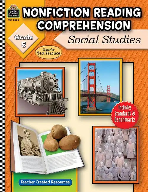 Nonfiction Reading Comprehension: Social Studies, Grade 5 - Paperback