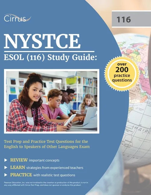 NYSTCE ESOL (116) Study Guide: Test Prep and Practice Test Questions for the English to Speakers of Other Languages Exam - Paperback