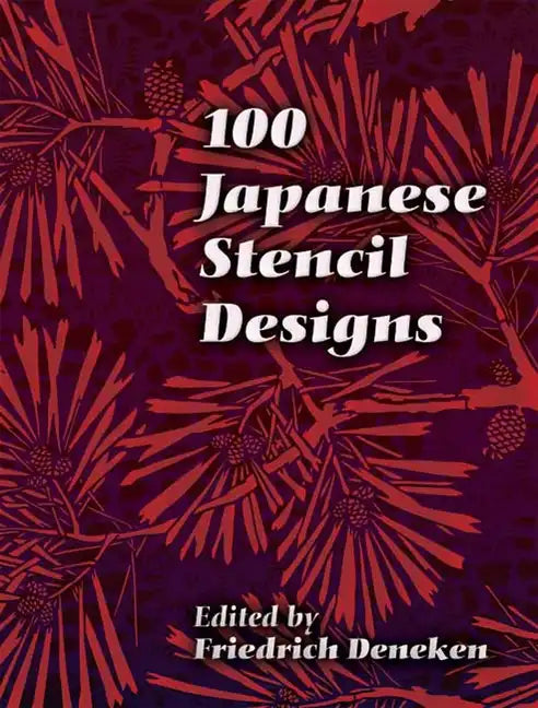 100 Japanese Stencil Designs - Paperback