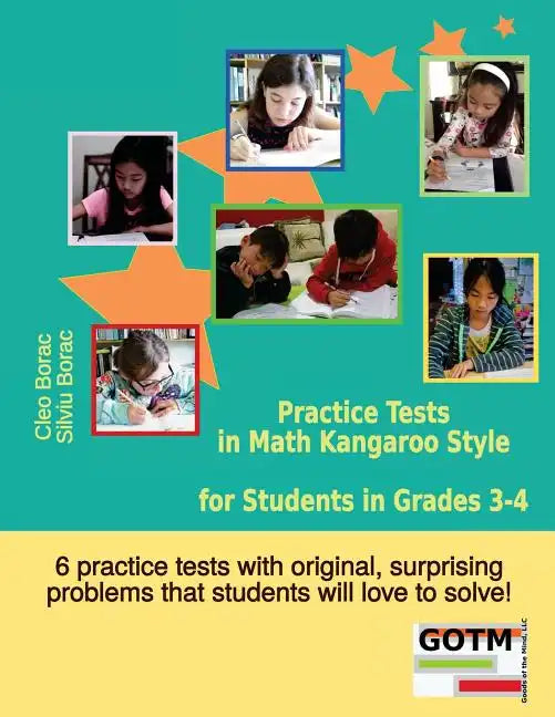 Practice Tests in Math Kangaroo Style for Students in Grades 3-4 - Paperback