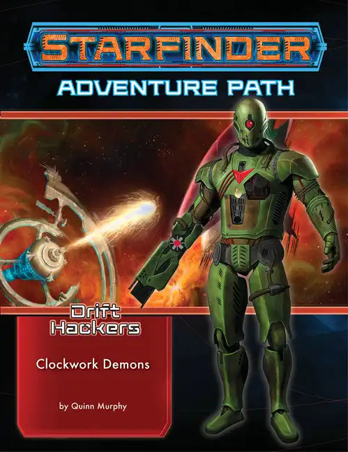 Starfinder Adventure Path: Clockwork Demons (Drift Hackers 2 of 3) - Paperback