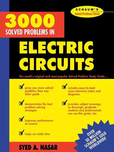 3,000 Solved Problems in Electrical Circuits - Paperback