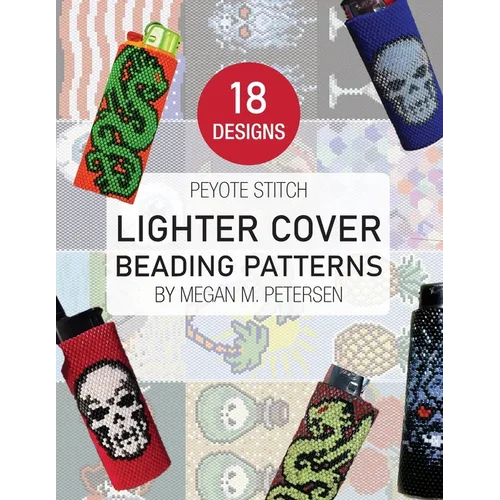 18 Designs Lighter Cover Beading Patterns - Paperback