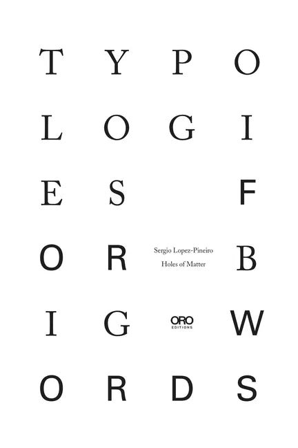 Typologies for Big Words - Paperback