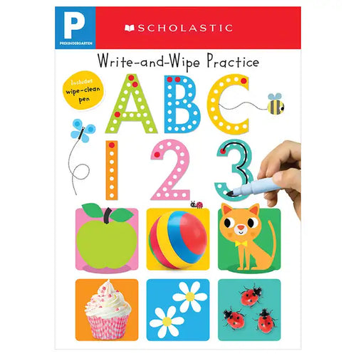 ABC 123 Write and Wipe Flip Book: Scholastic Early Learners (Write and Wipe) - Hardcover