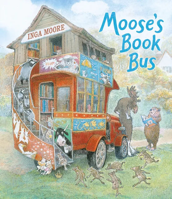 Moose's Book Bus - Hardcover