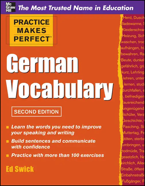 Pmp German Vocabulary 2e - Paperback