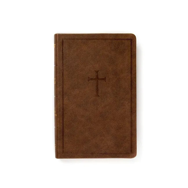 KJV Personal Size Bible, Brown Leathertouch - Imitation Leather
