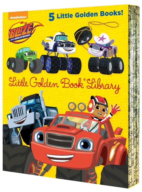 Blaze and the Monster Machines Little Golden Book Library -- 5 Little Golden Books: Five of Nickeoldeon's Blaze and the Monster Machines Little Golden - Hardcover