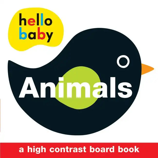 Hello Baby: Animals: A High-Contrast Board Book - Board Book