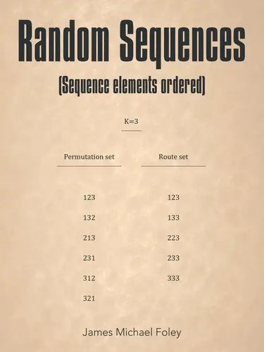 Random Sequences: (Sequence Elements Ordered) - Paperback