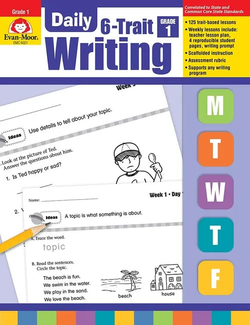 Daily 6-Trait Writing, Grade 1 Teacher Edition - Paperback