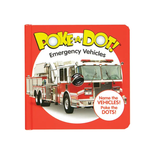 Poke-A-Dot: Emergency Vehicles - Board Book