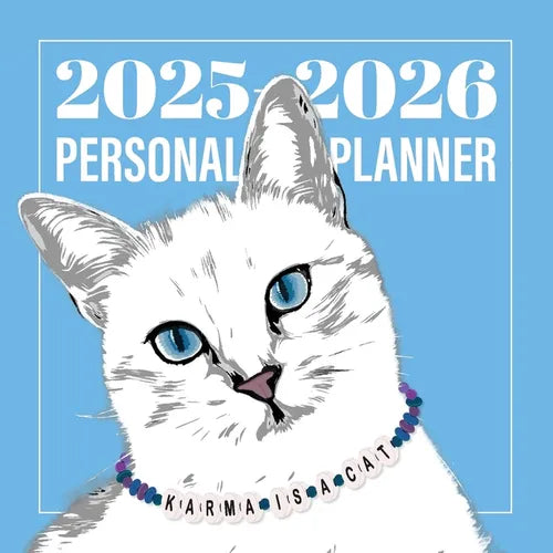 Karma is a Cat 2025-2026 Personal Planner - Paperback