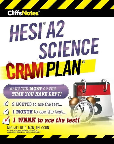 CliffsNotes HESI A2 Science Cram Plan - Paperback