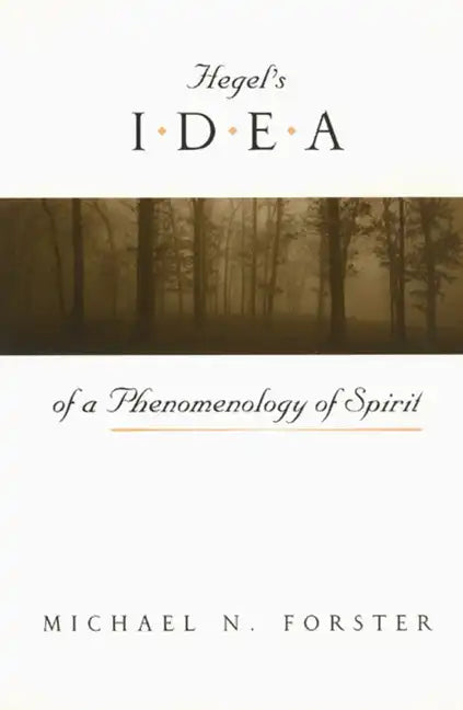 Hegel's Idea of a Phenomenology of Spirit - Paperback