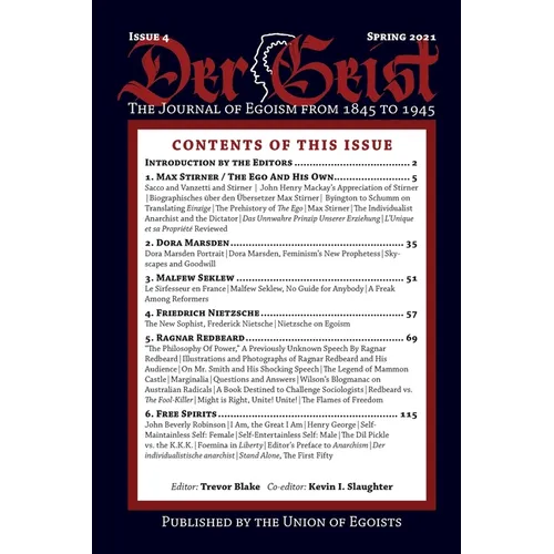 Der Geist Issue 4 - Paperback