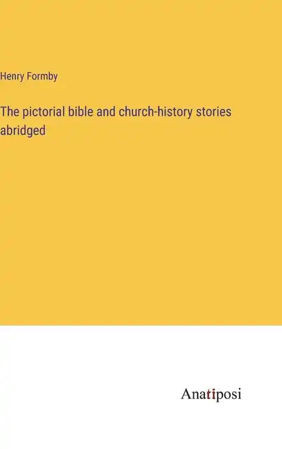 The pictorial bible and church-history stories abridged - Hardcover