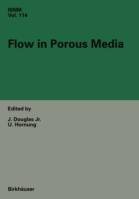 Flow in Porous Media - Hardcover