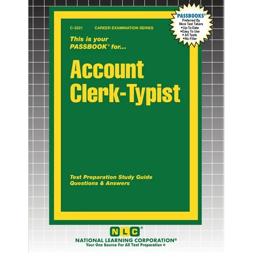 Account Clerk-Typist - Paperback