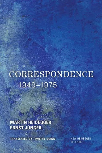 Correspondence 1949-1975 - Paperback
