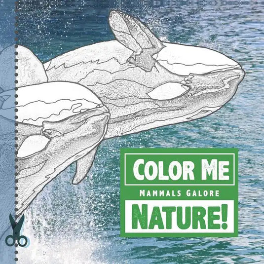 Color Me Nature! Mammals Galore: A Photo-Coloring Book - Paperback