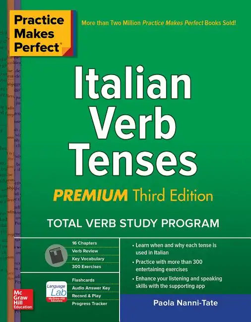 Practice Makes Perfect: Italian Verb Tenses, Premium Third Edition - Paperback