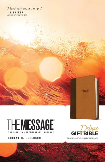 Message Deluxe Gift Bible: The Bible in Contemporary Language - Imitation Leather