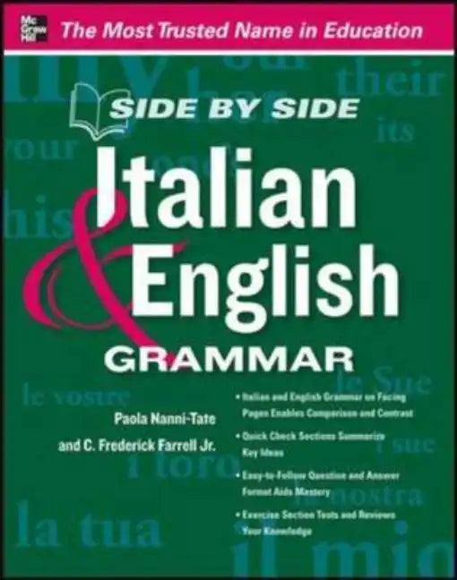 Side by Side Italian and English Grammar - Paperback