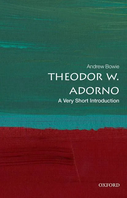 Theodor W. Adorno: A Very Short Introduction - Paperback