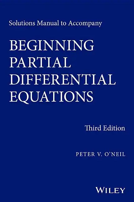 Solutions Manual to Accompany Beginning Partial Differential Equations - Paperback