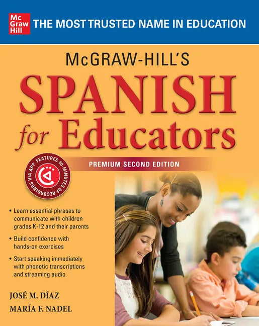 McGraw-Hill's Spanish for Educators, Premium Second Edition - Paperback
