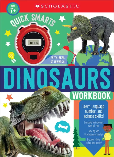 Quick Smarts Dinosaurs Workbook: Scholastic Early Learners (Workbook) - Paperback