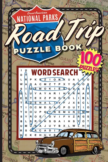 Great American National Parks Road Trip Puzzle Book - Paperback