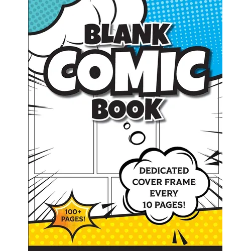 Blank Comic Book (Blue & Yellow): 8.5