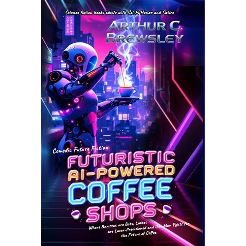 Comedic Future Fiction: A Sci-Fi Al Humor Novel About Al Baristas, Coffee Shop Surveillance, and Humanity's Funniest Battle - Paperback