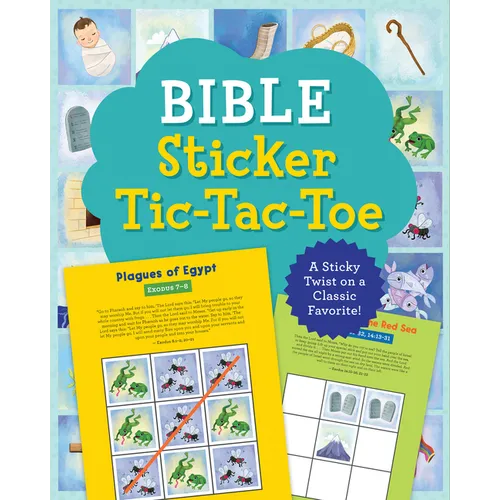 Bible Sticker Tic-Tac-Toe: A Sticky Twist on a Classic Favorite! - Paperback