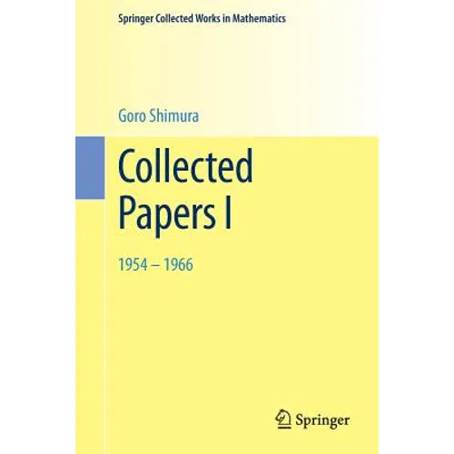 Collected Papers I: 1954 - 1966 - Paperback