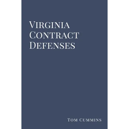 Virginia Contract Defenses - Paperback
