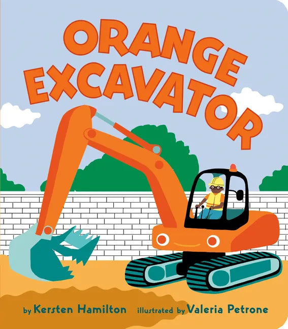 Orange Excavator - Board Book