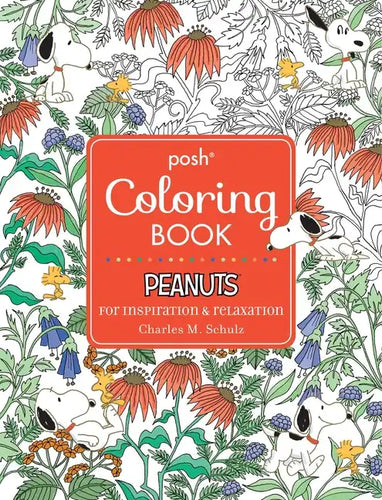 Posh Adult Coloring Book: Peanuts for Inspiration & Relaxation - Paperback