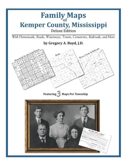 Family Maps of Kemper County, Mississippi - Paperback