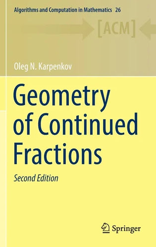 Geometry of Continued Fractions - Hardcover