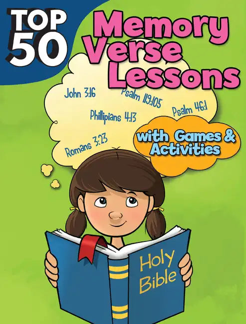 Top 50 Memory Verse Lessons with Games & Activities - Paperback